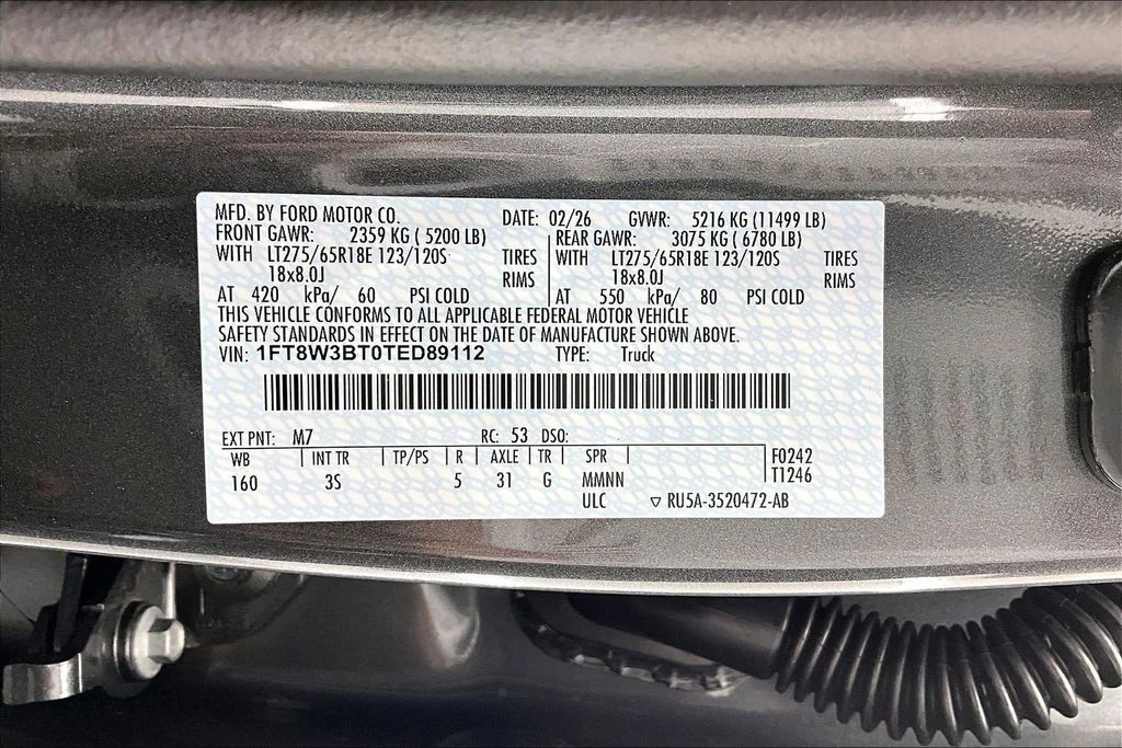 New 2026 Gray Metallic Ford F-350® XLT image 8