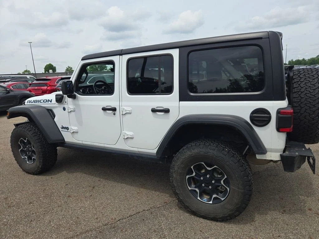 Used 2023 White Jeep Rubicon 4xe image 4