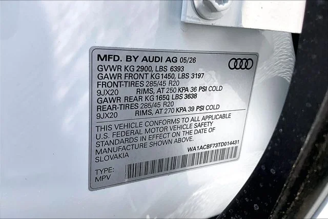 New 2026 White Audi  image 13
