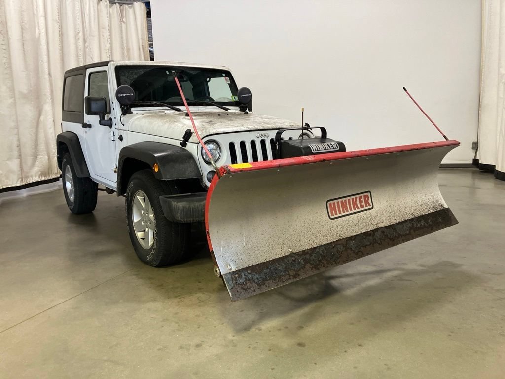 Used 2017 Bright White Clearcoat Jeep Sport image 1