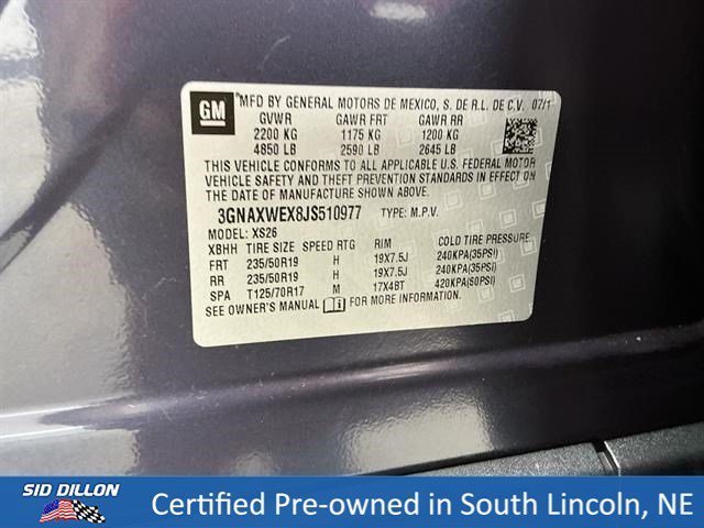 Used 2018 Storm Blue Metallic Chevrolet Premier image 14