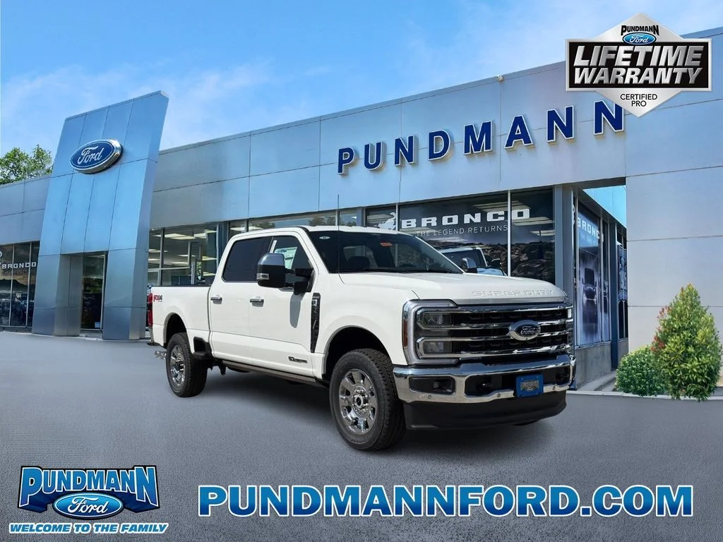 New 2026 Star White Metallic Tri-Coat Ford F-350® King Ranch® image 1