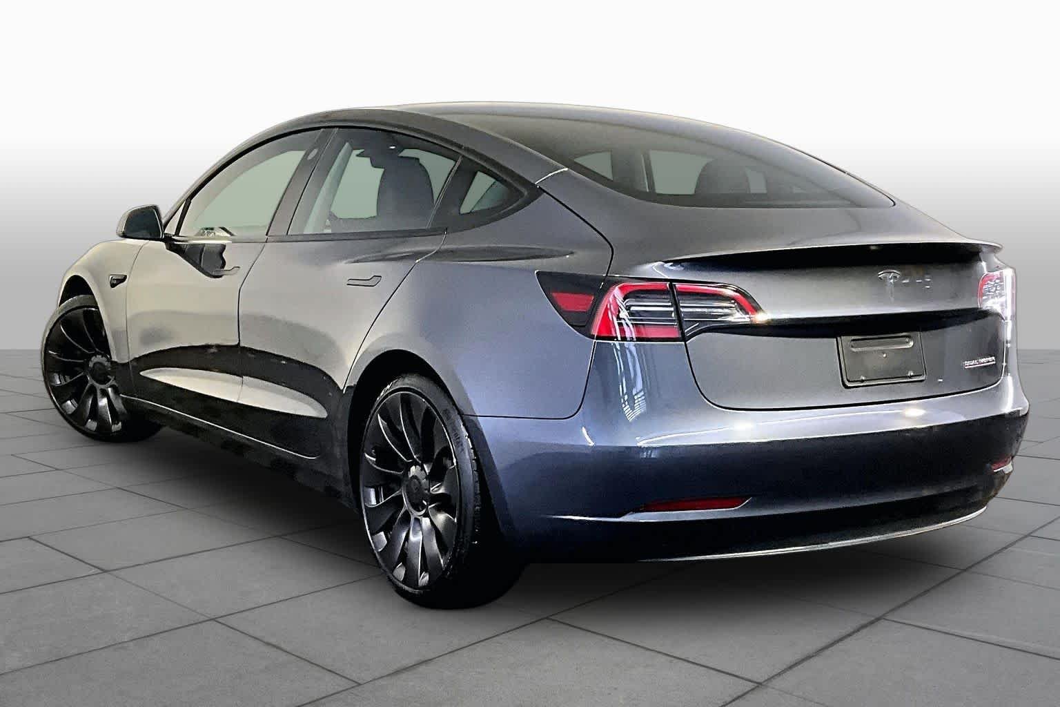 Used 2023 Midnight Silver Metallic Tesla Performance image 10