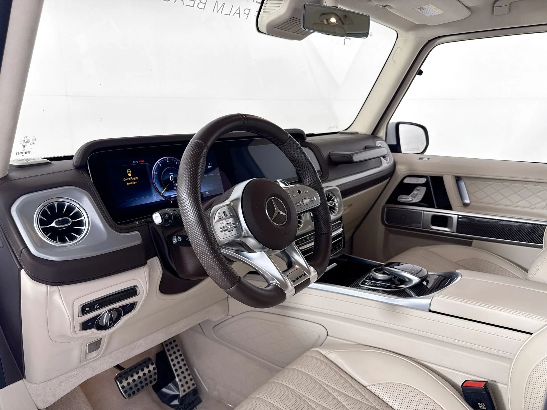 Used 2023 MANUFAKTUR Moonlight White Metallic Mercedes-Benz G 63 AMG® image 20
