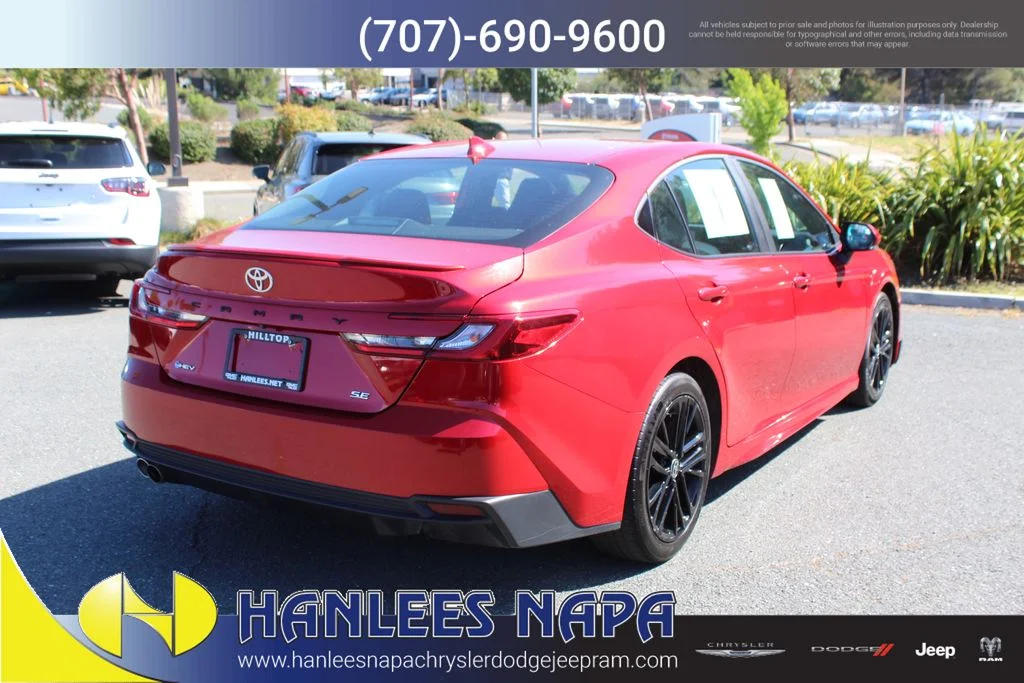 Used 2025 Red Toyota SE image 7