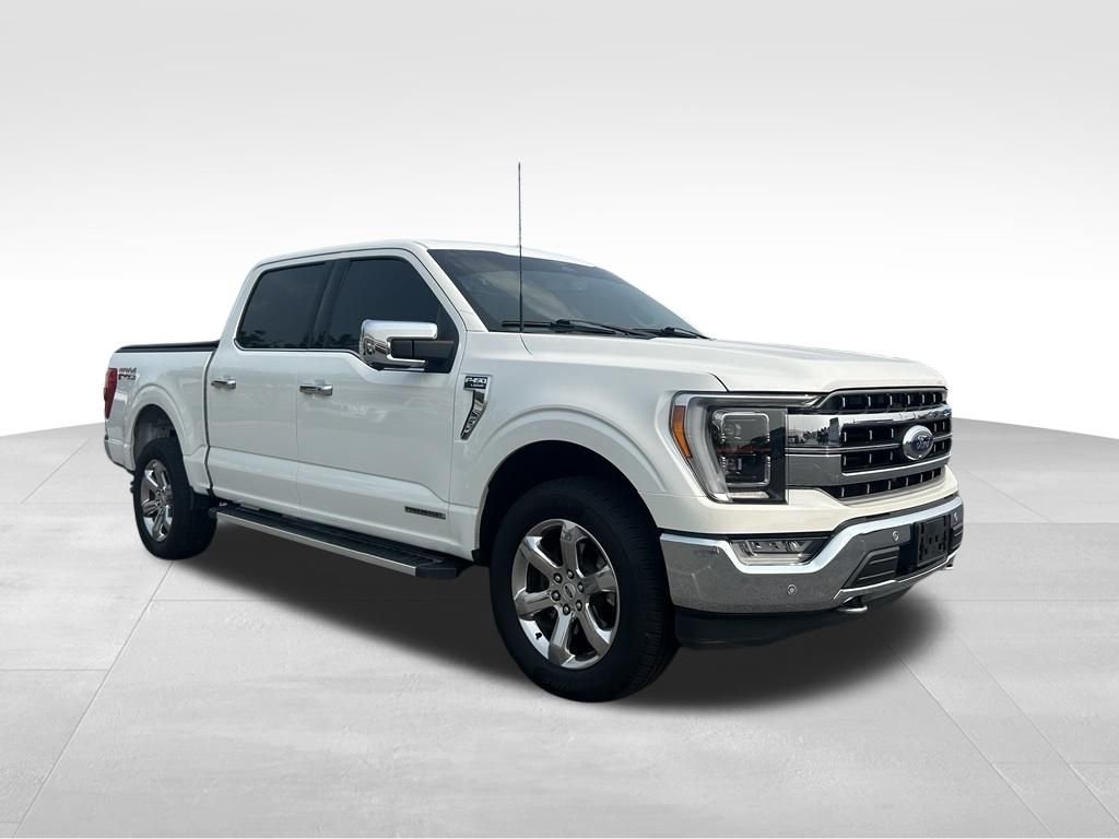 Certified Used 2023 White Metallic Ford Lariat image 7