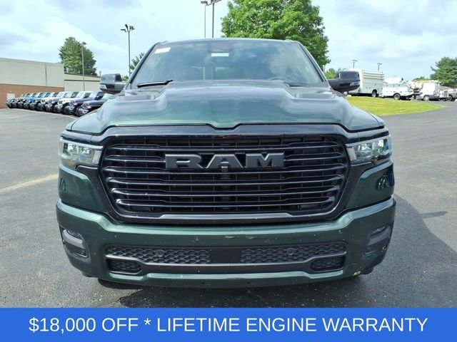 New 2026 Serrano-Green Metallic Exterior Paint RAM Laramie image 2