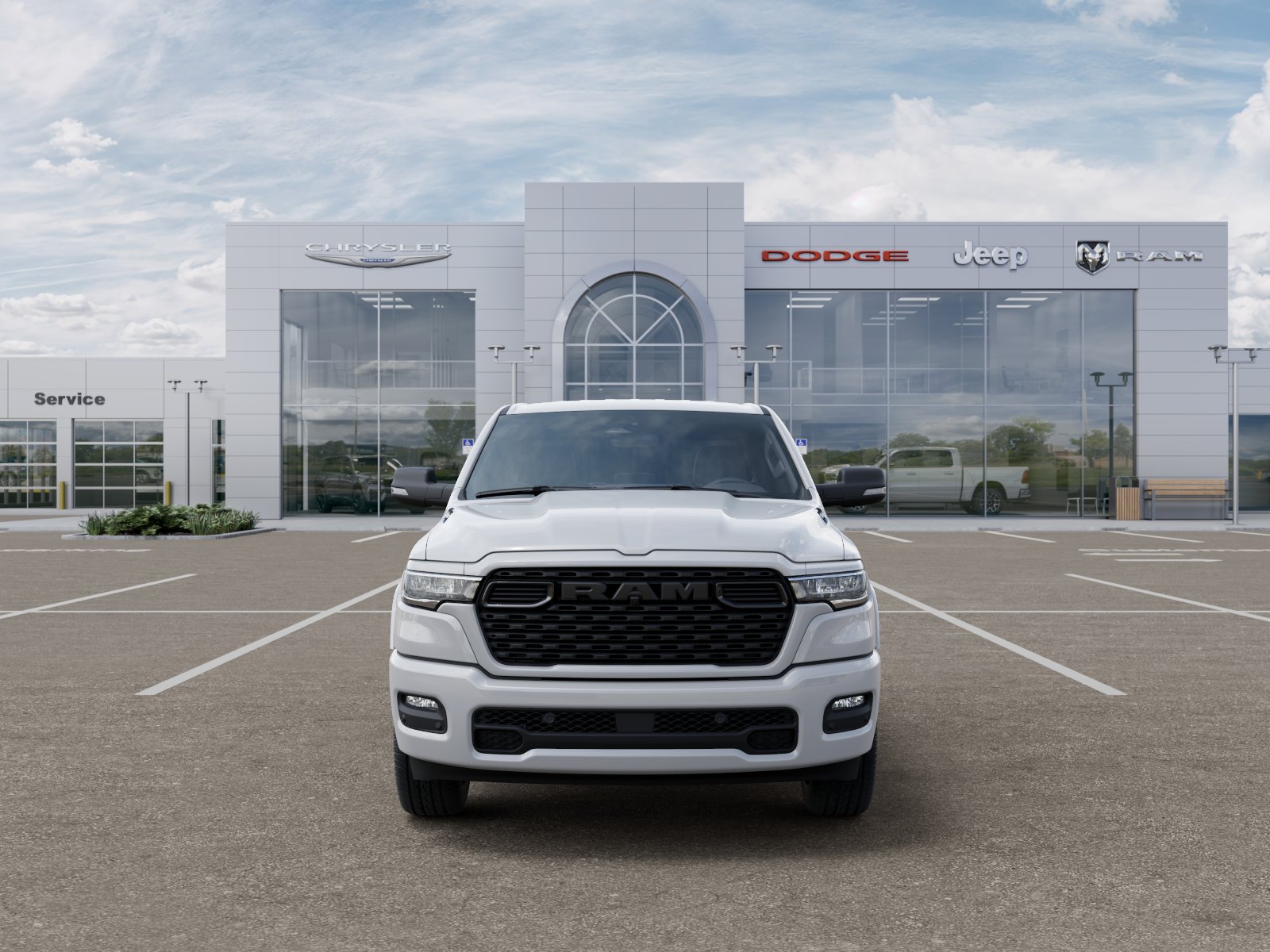 New 2026 Bright White Clear-Coat Exterior Paint RAM Big Horn/Lone Star image 15