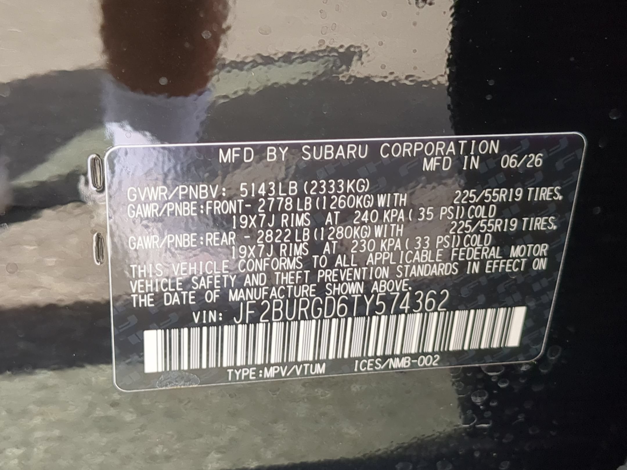 New 2026 CRYSTAL BLACK SILICA Subaru Limited XT image 16