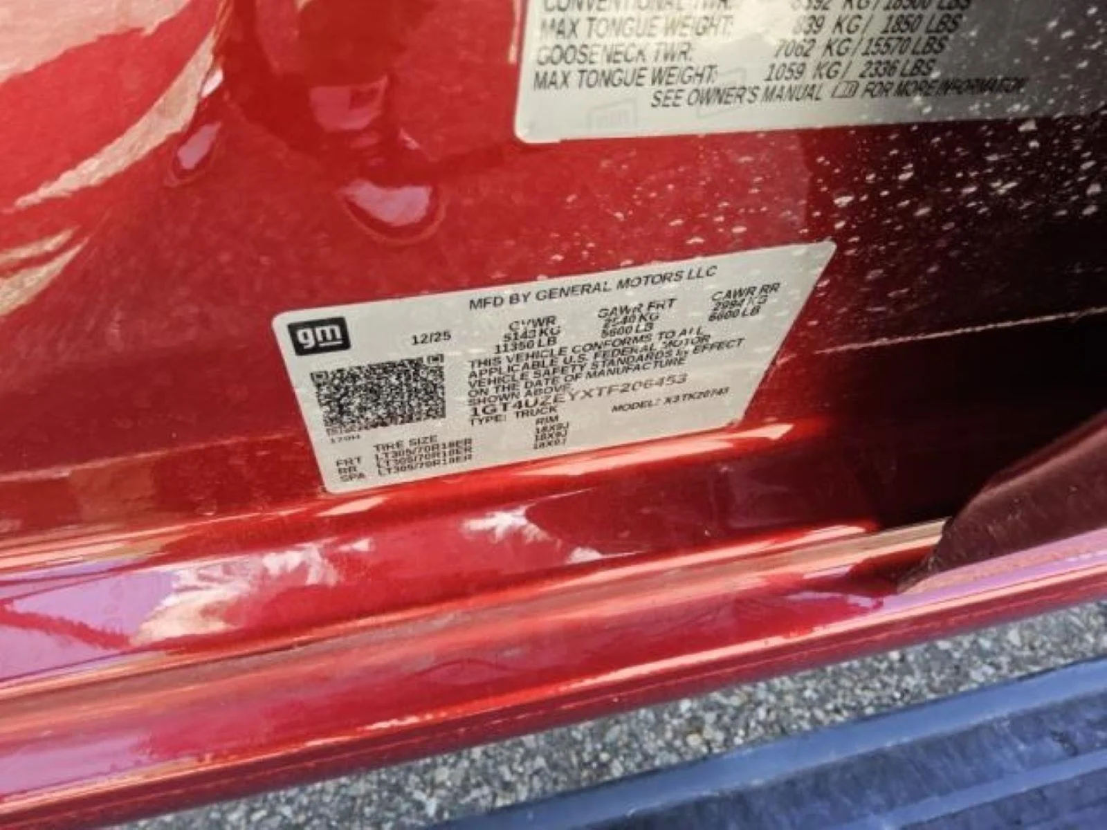 Used 2026 Volcanic Red Tintcoat GMC AT4X image 7