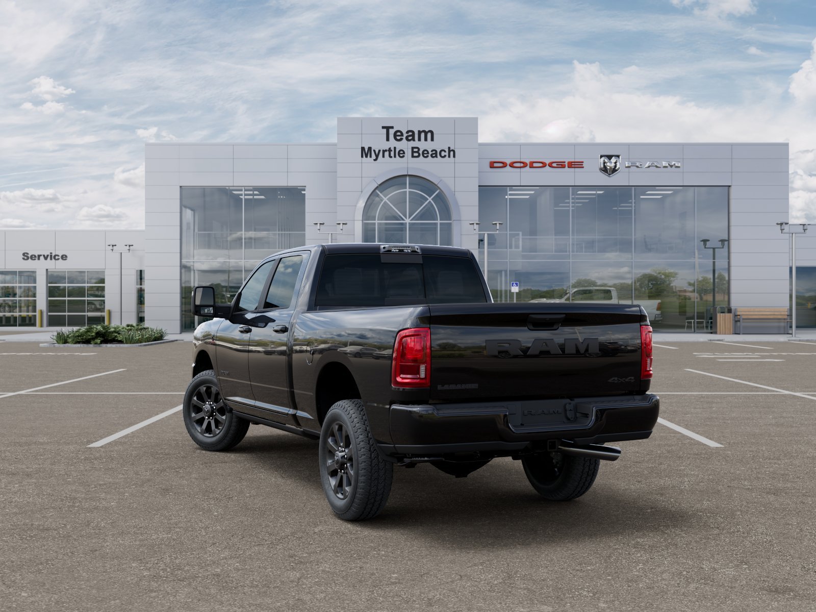 New 2026 Diamond Black Crystal Pearl-Coat Exterior Paint RAM Laramie image 30