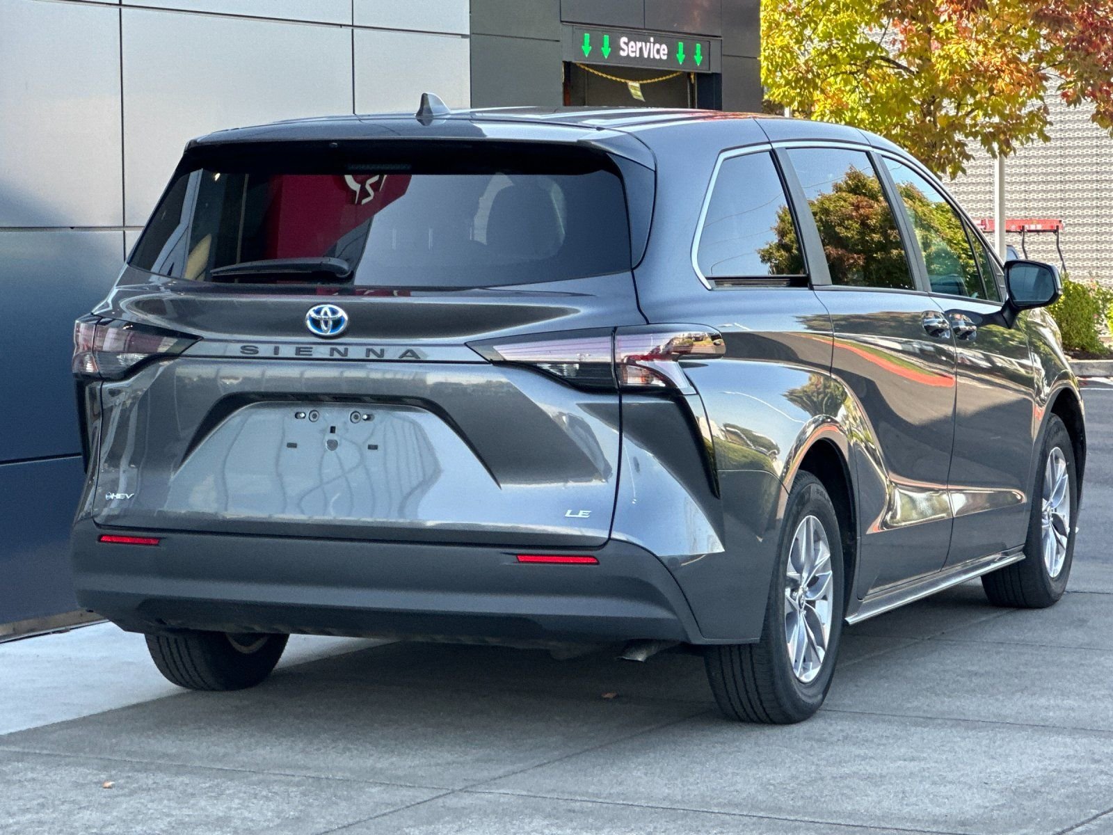 Used 2025 Magnetic Gray Metallic Toyota LE image 3