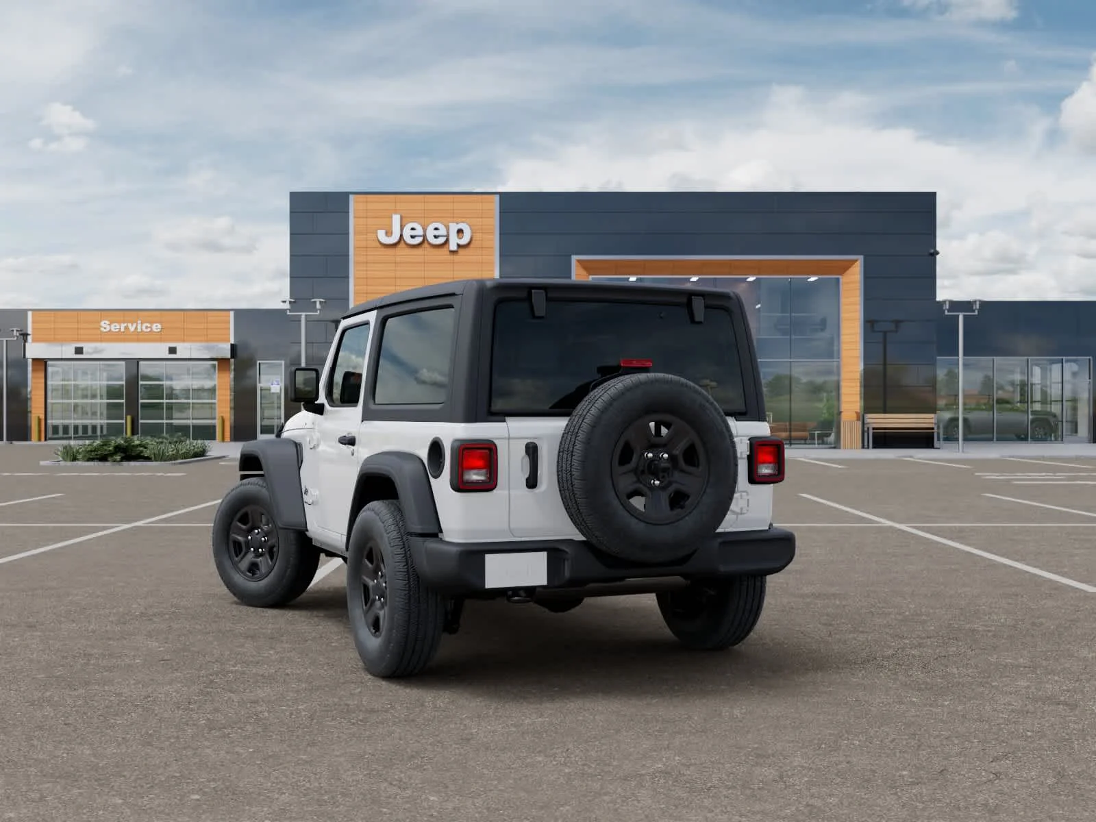 New 2026 Bright White Clearcoat Jeep Sport image 3