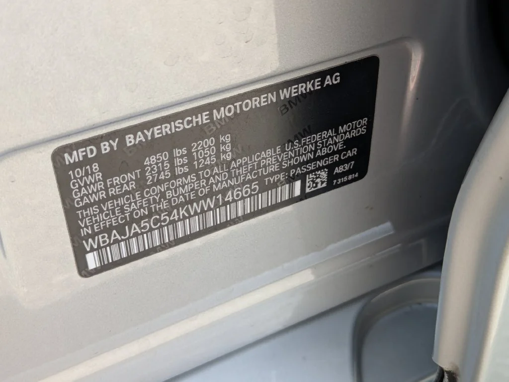 Used 2019 Silver BMW 530i image 23