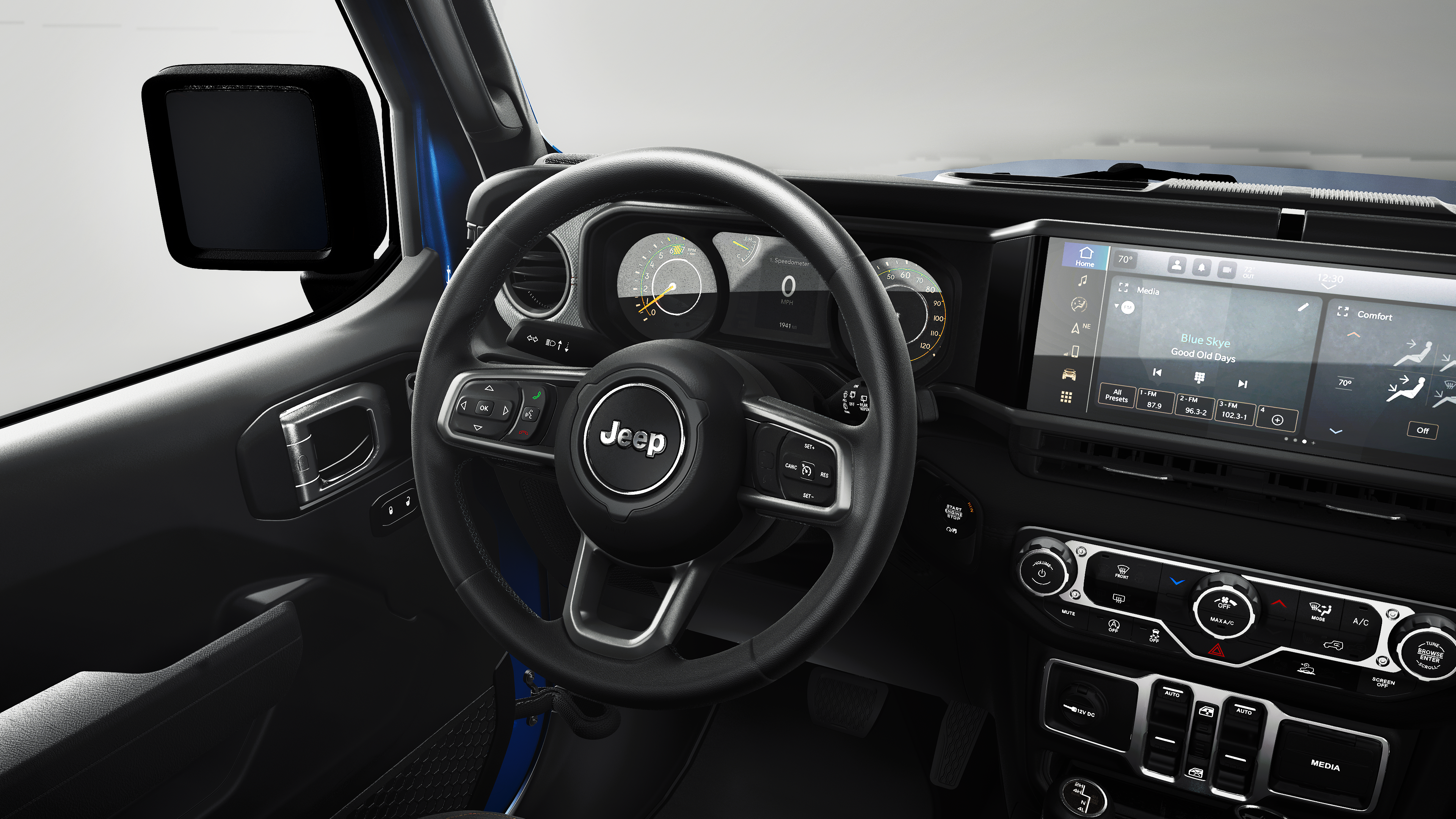 New 2027 Hydro Blue Pearl-Coat Paint Jeep Sport image 21