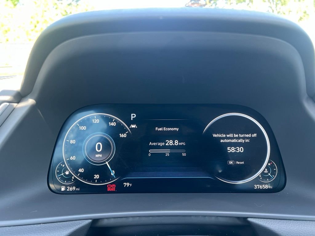 Used 2020 Blue Hyundai Limited image 4