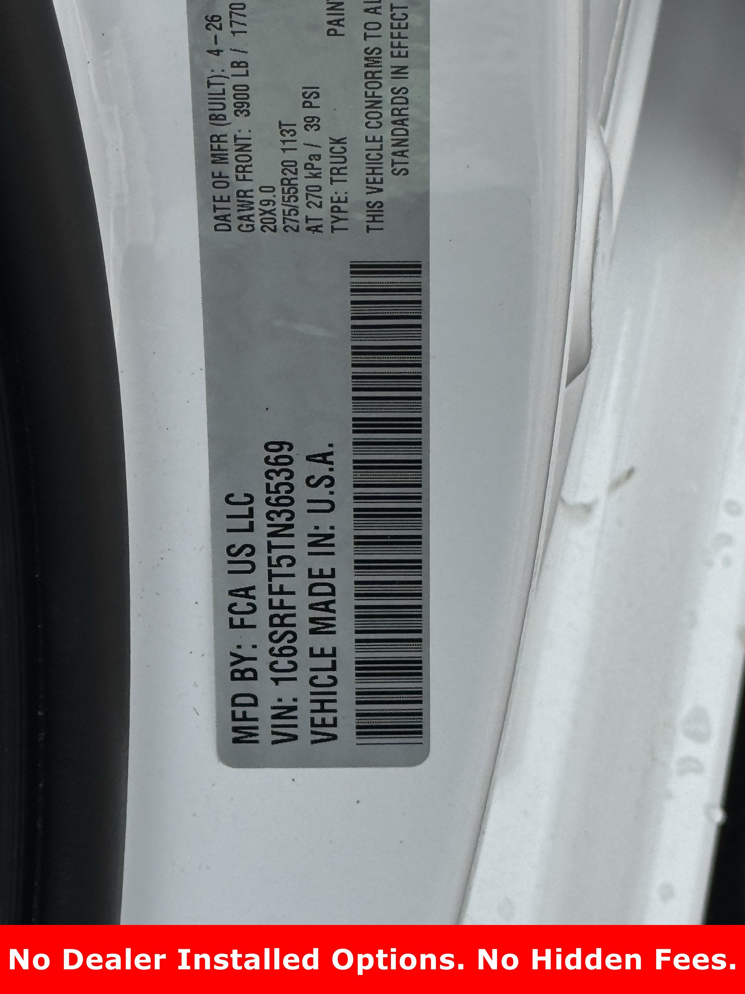 New 2026 Bright White Clearcoat RAM Lone Star image 23