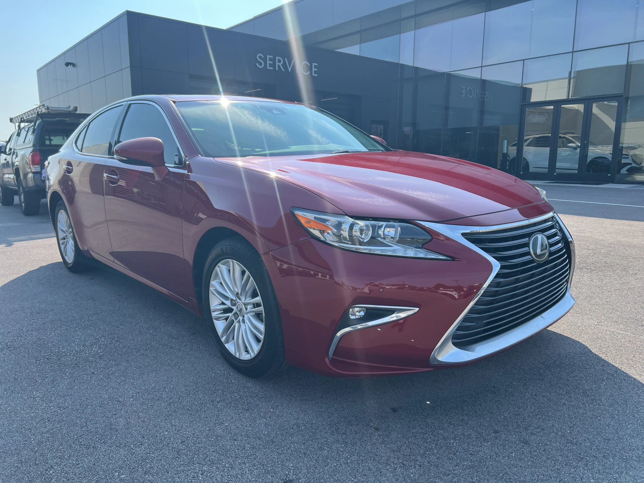 Used 2017 Matador Red Mica Lexus Base image 1