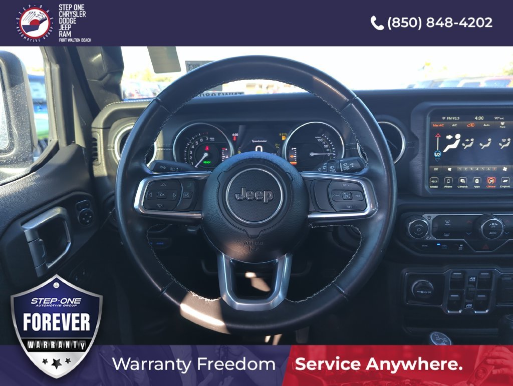 Used 2022 Gray Jeep Unlimited Sahara 4xe image 14