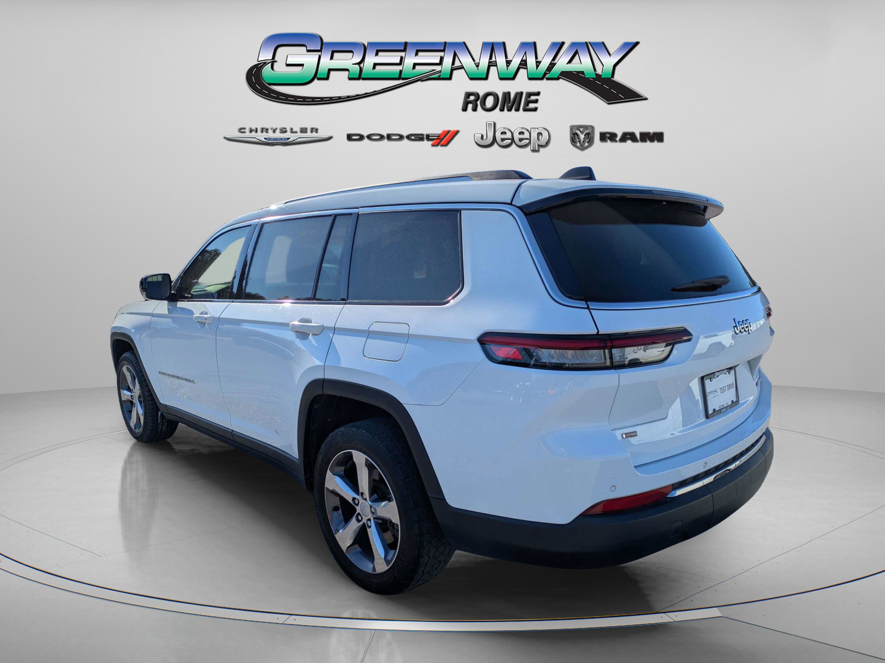 Used 2021 Bright White Clearcoat Jeep Limited image 5