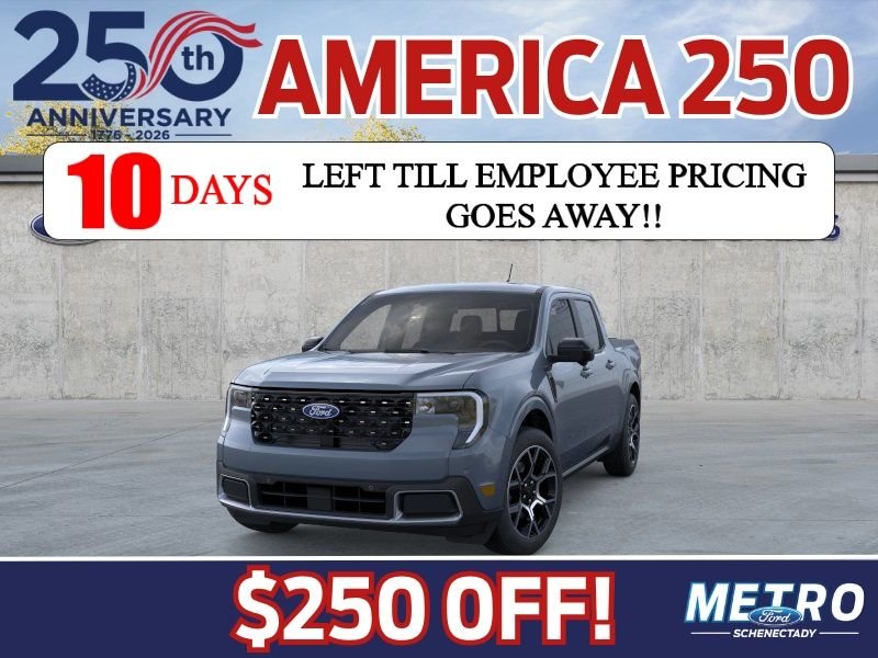 New 2026 Azure Gray Metallic Tri-Coat Ford Lariat image 3