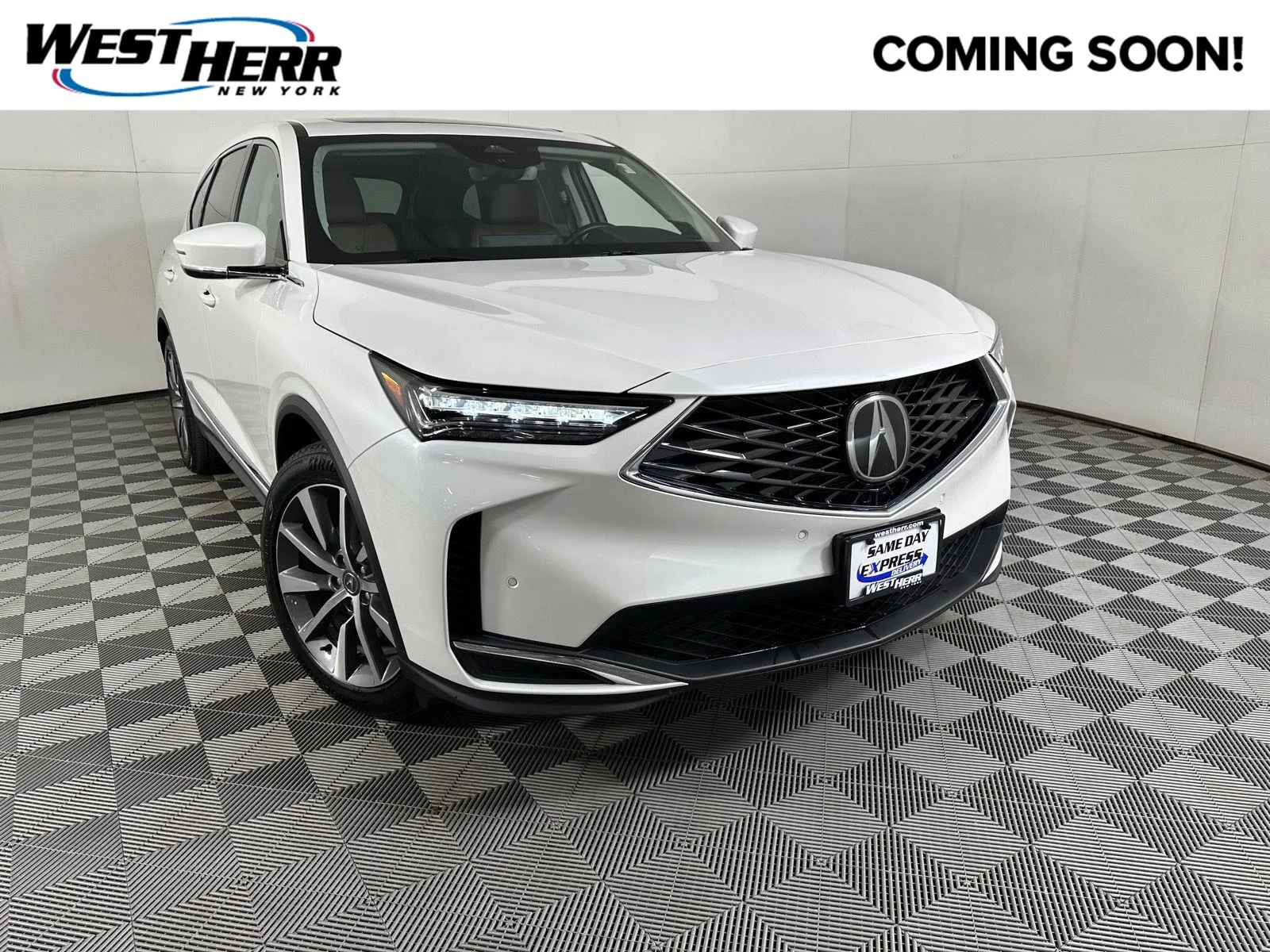 Used 2025 Platinum White Pearl Acura SH-AWD w/Tech image 1