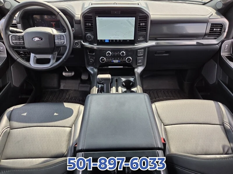 Used 2025 Oxford White FORD LARIAT 4WD SuperCrew 5.5