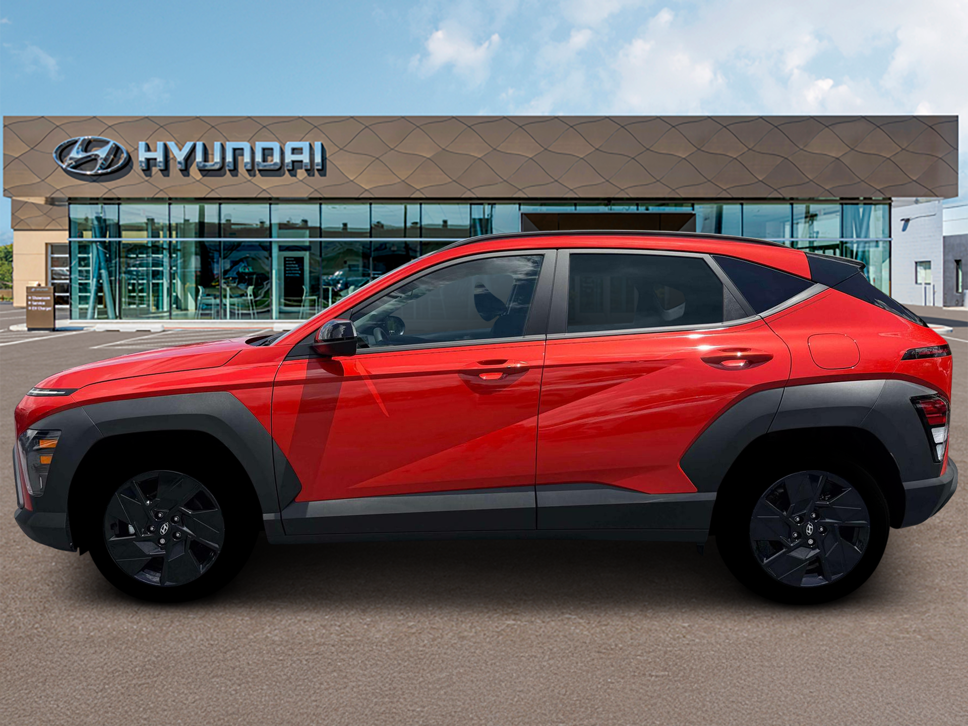 New 2026 Soultronic Orange Pearl Hyundai SEL Sport AWD image 3