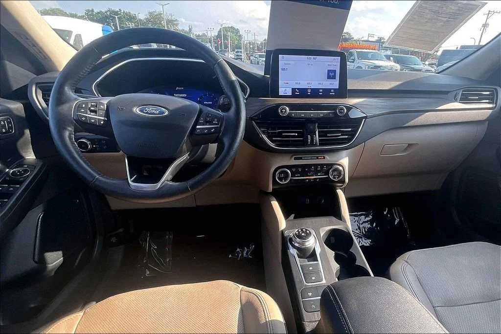 Used 2020 Blue Ford Titanium image 14