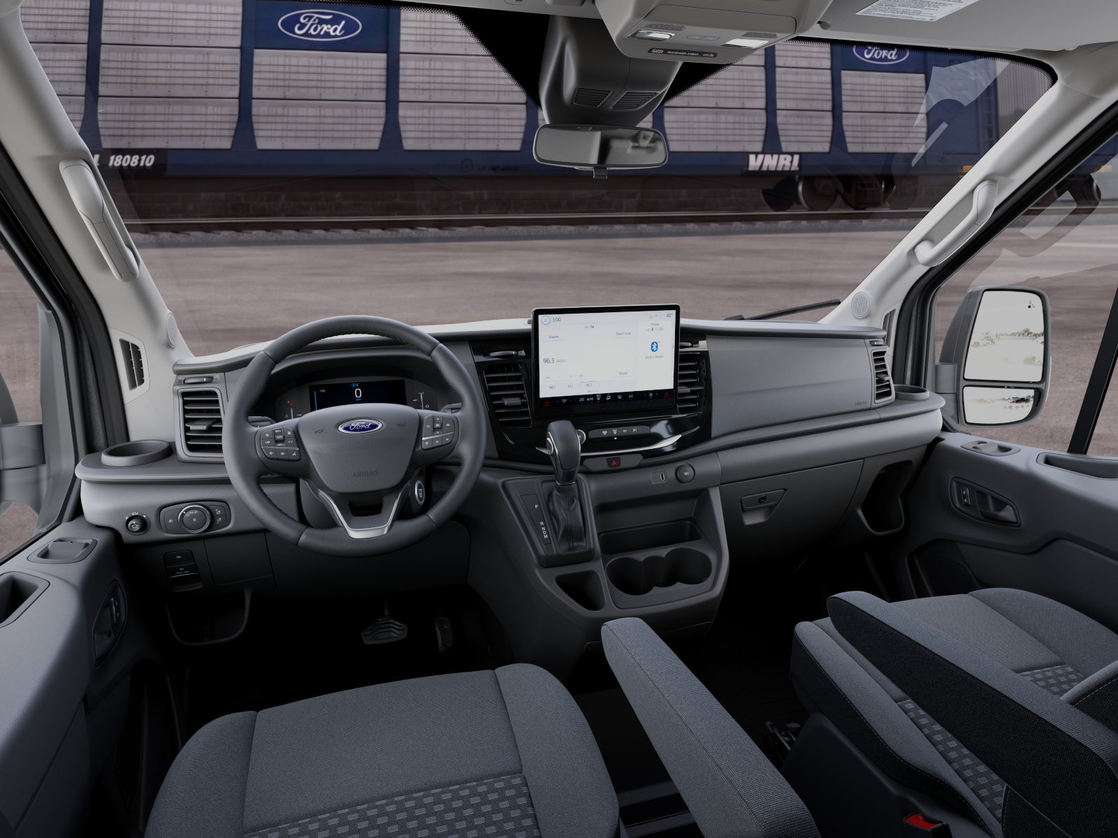 New 2027 Carbonized Gray Metallic Ford Passenger Van XLT image 9