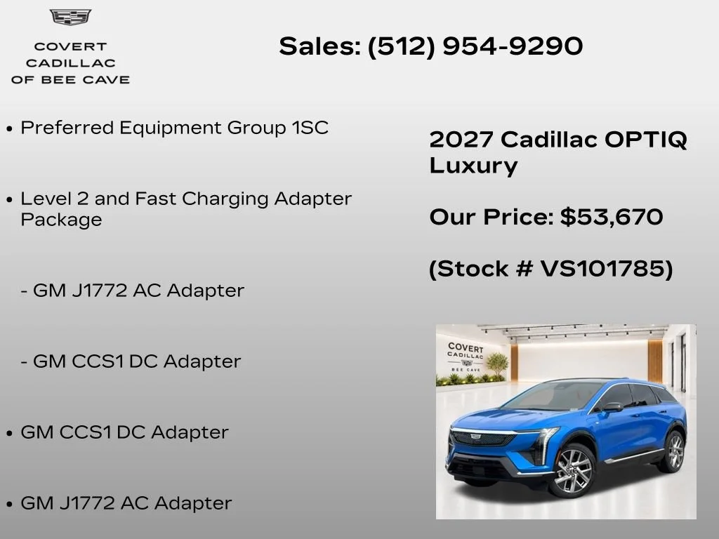 New 2027 Coastal Blue Metallic Cadillac Luxury image 7