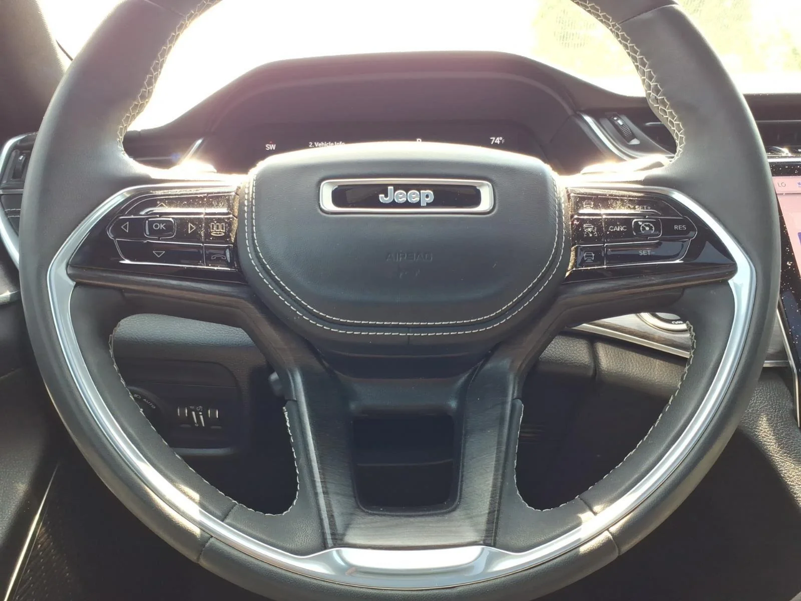 Used 2023 Bright White Clearcoat Jeep Overland image 26