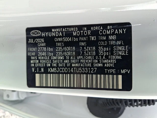 New 2026 White Hyundai SEL Convenience image 14