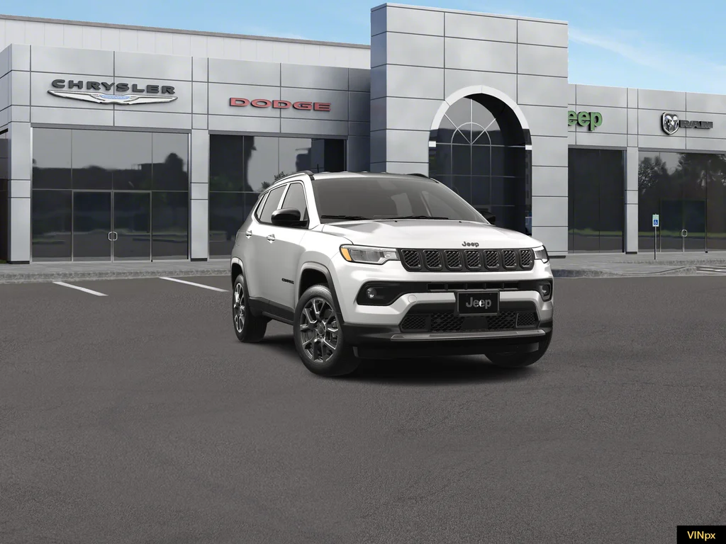New 2026 Bright White Clear-Coat Exterior Paint Jeep Latitude image 15