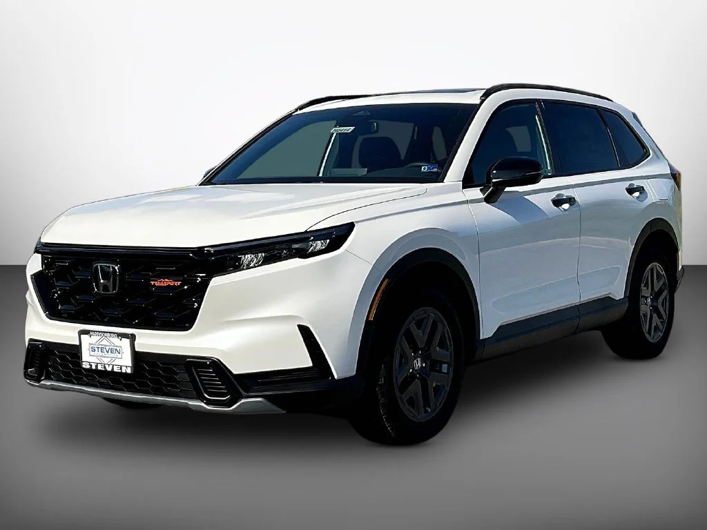 New 2026 Platinum White Pearl Honda AWD TrailSport Hybrid image 3
