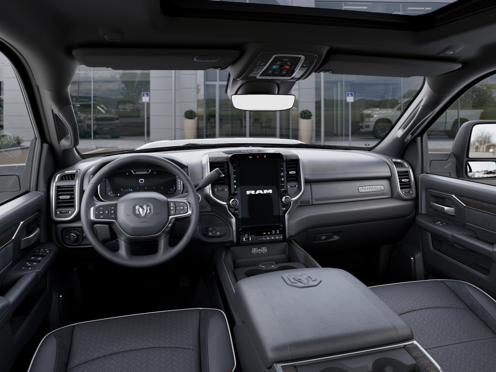 New 2026 Bright White Clear-Coat Exterior Paint RAM LARAMIE image 114