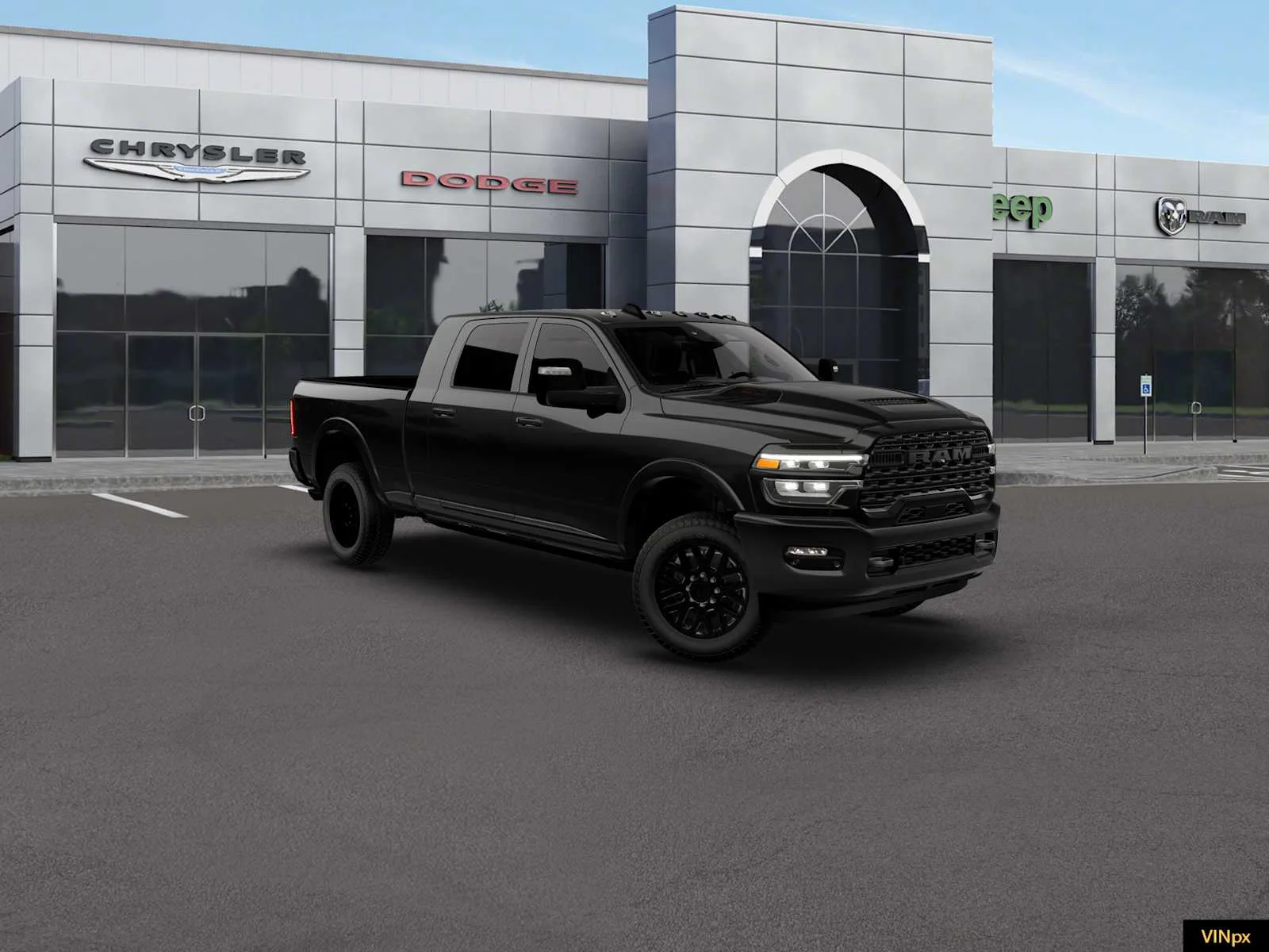 New 2026 Diamond Black Crystal Pearl-Coat Exterior Paint RAM Limited image 11