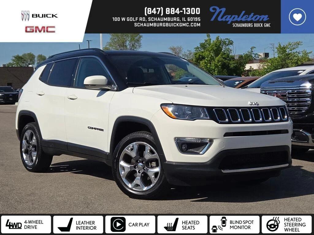 Used 2020 White Jeep Limited image 1