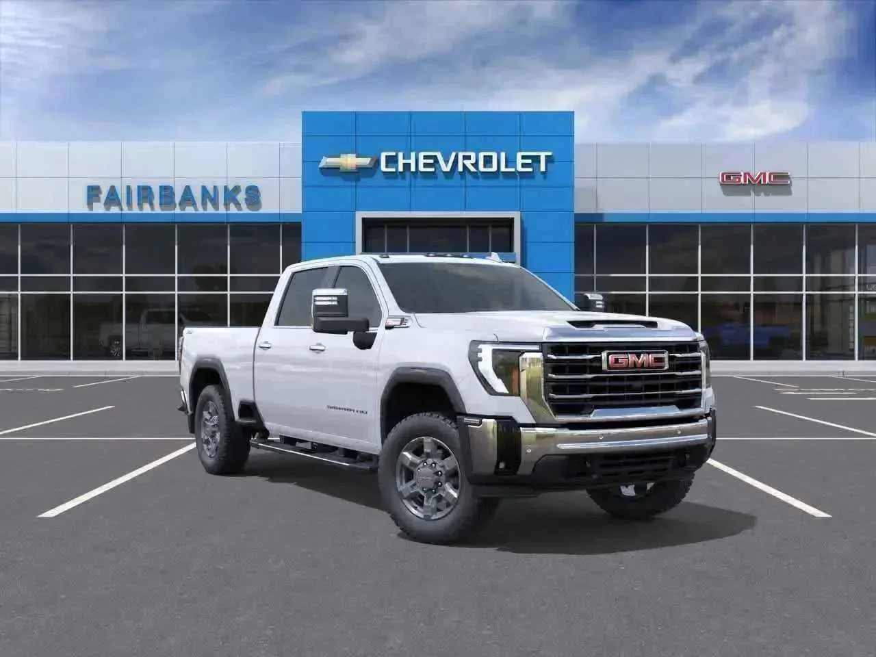 New 2026 Summit White GMC SLT image 1