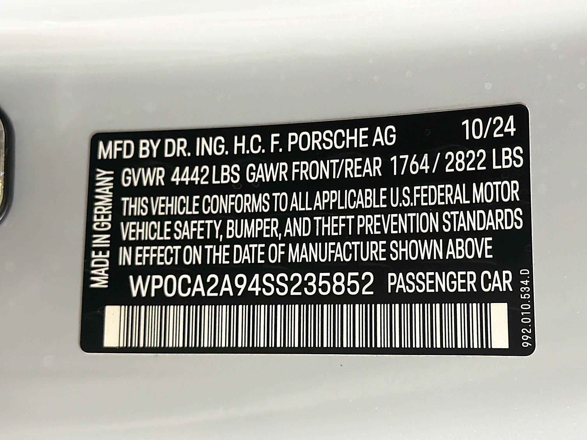 Certified Used 2025 Ice Gray Metallic Porsche Carrera image 41
