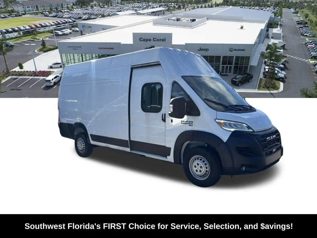 Used 2025 RAM ProMaster EV Step Van Base with VIN 3C6MRWAZ9SE540147 for sale in Cape Coral, FL