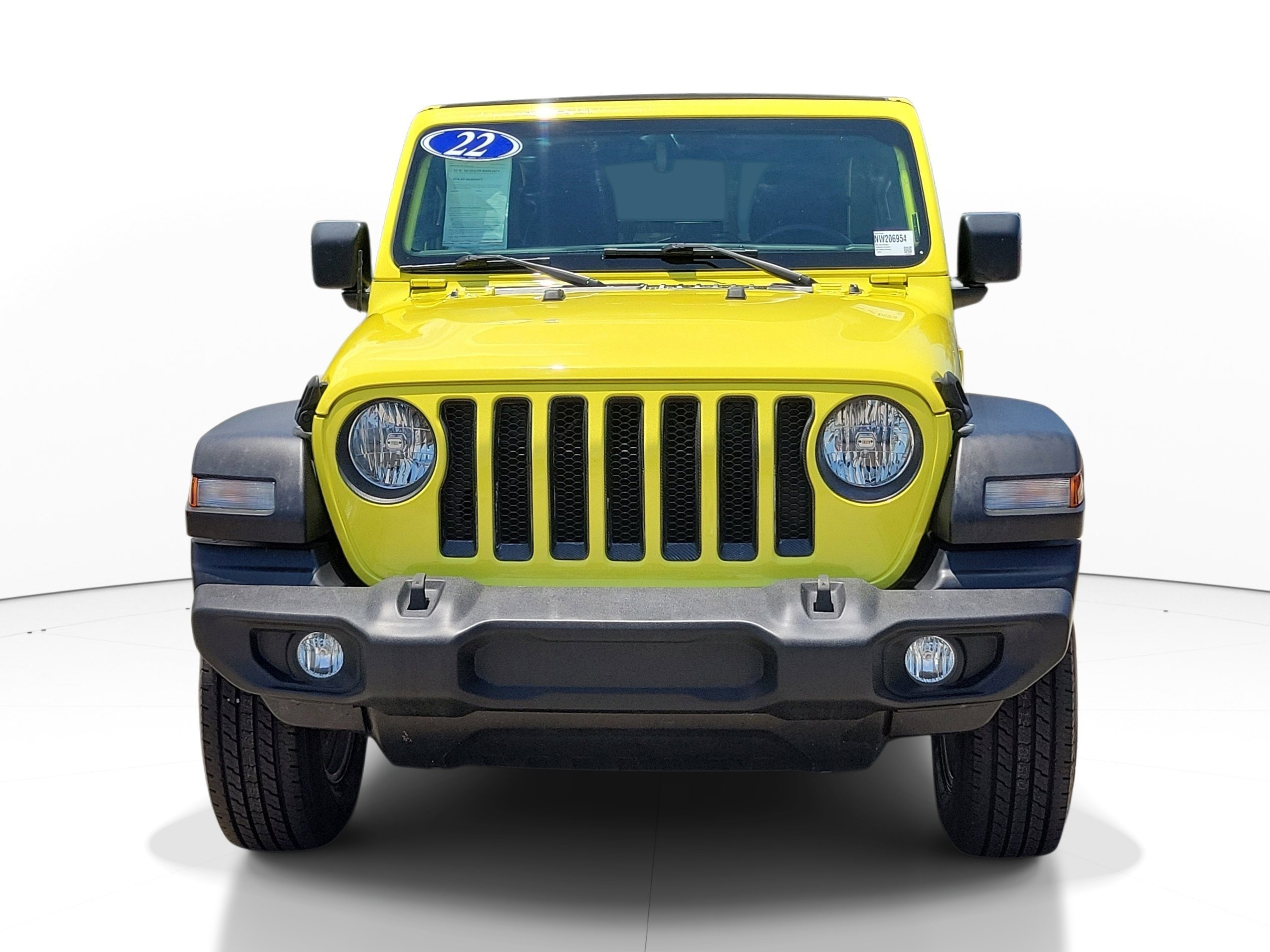 Used 2022 High Velocity Clearcoat Jeep Unlimited Sport S image 1