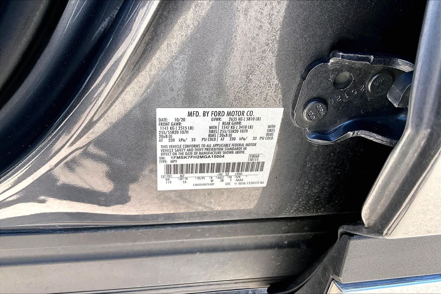 Used 2021 Carbonized Gray Ford Limited image 29