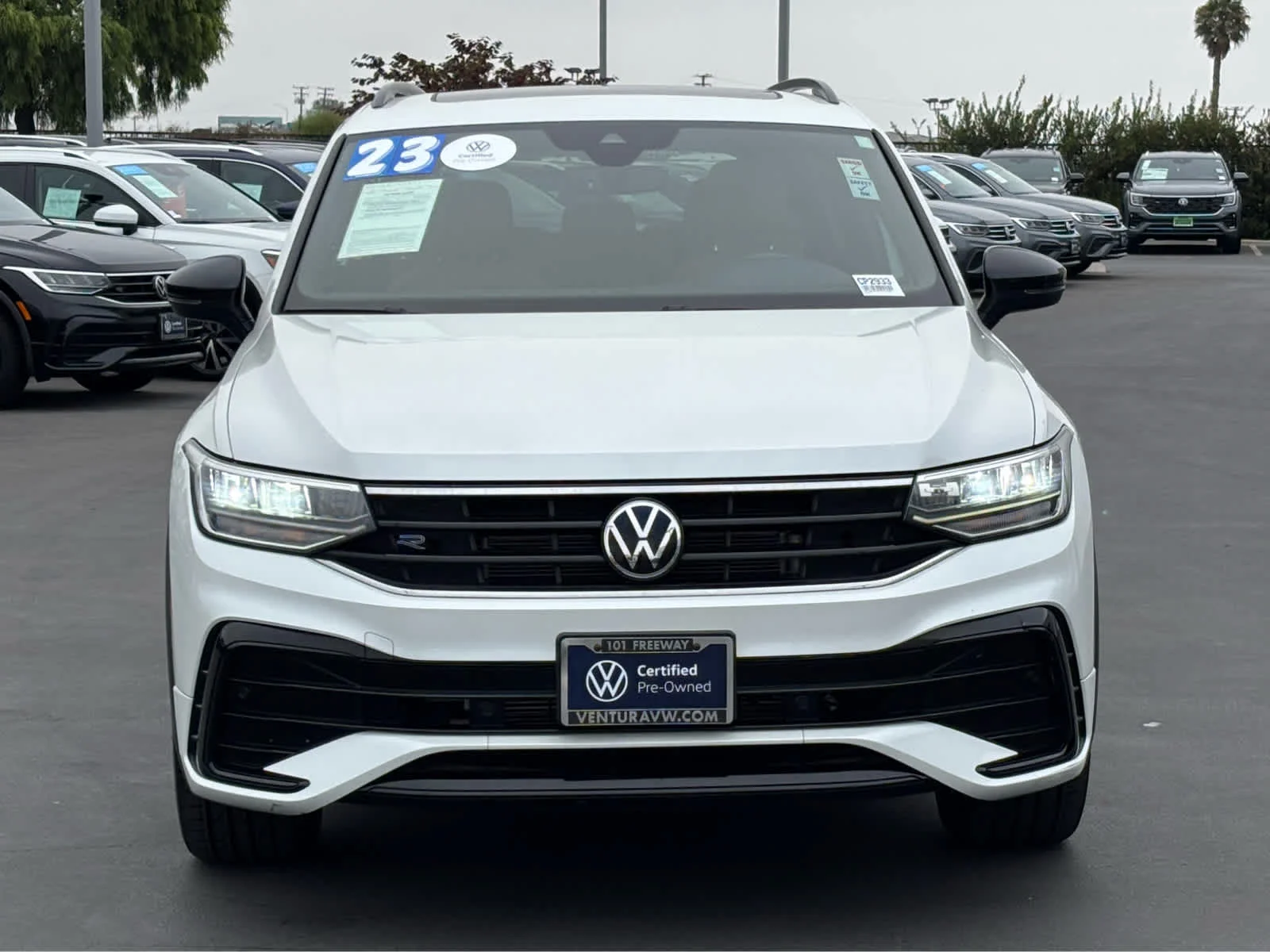 Certified Used 2023 Opal White Pearl Volkswagen SE R-Line Black image 8