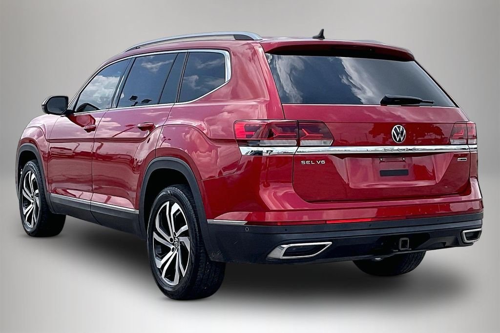 Certified Used 2021 Aurora Red Metallic Volkswagen SEL Premium image 4