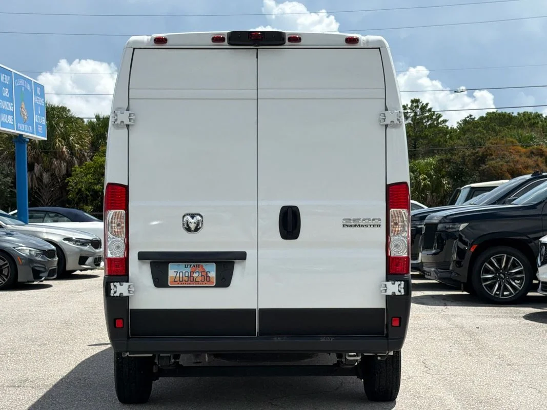Used 2025 White Ram Cargo Van Tradesman High Roof 159" WB w/Pass Seat image 3