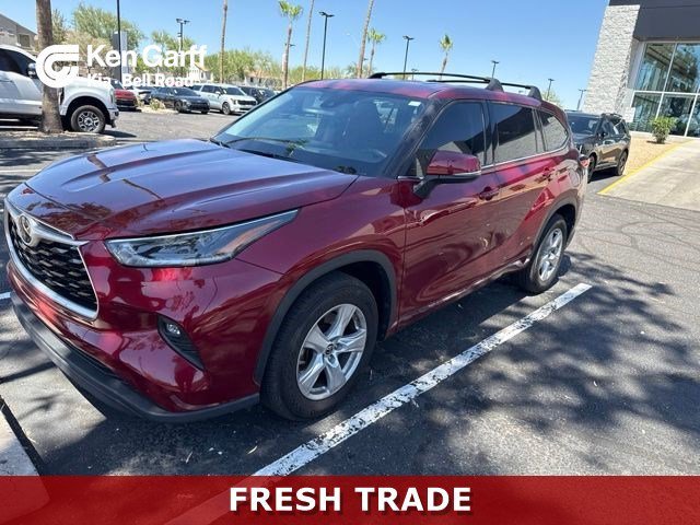 Used 2021 Ruby Flare Pearl Toyota LE image 1