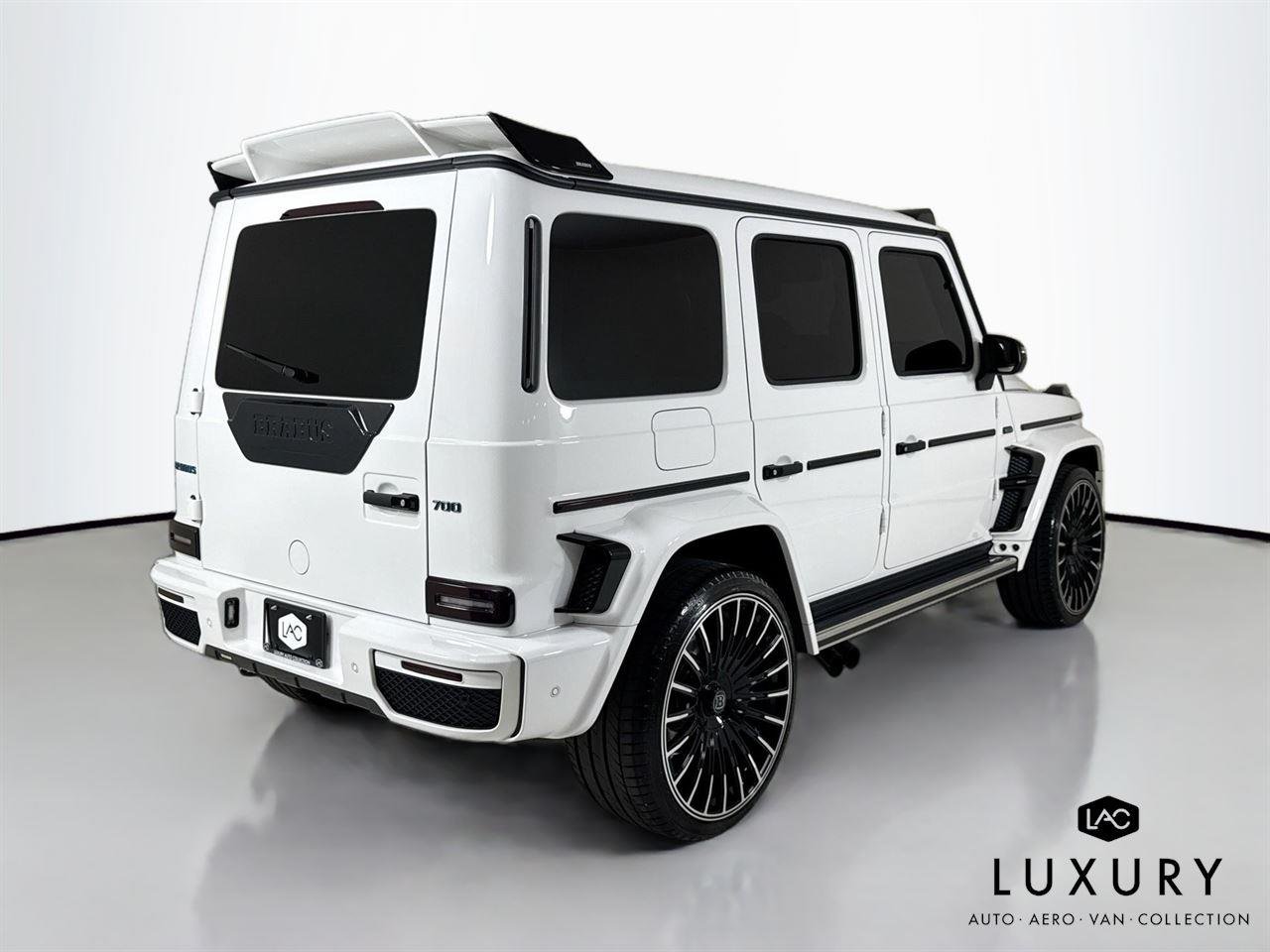 Used 2024 Polar White Mercedes-Benz AMG® G 63  Brabus Custom Widebody / Custom Tiffany Interior image 6