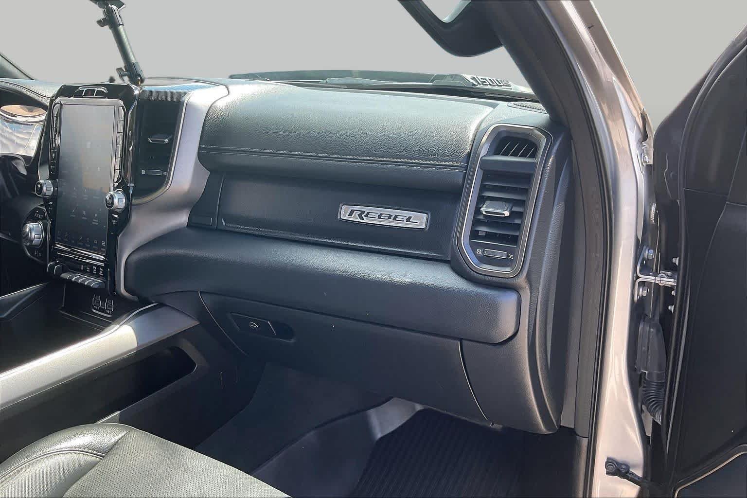 Used 2022 Billet Silver Metallic Clearcoat Ram Rebel image 18