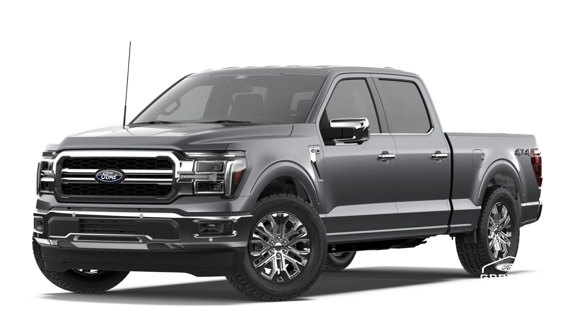 New 2026 Carbonized Gray Metallic Ford LARIAT image 1